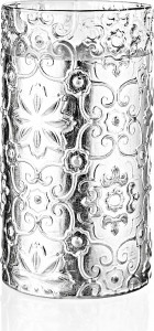 10599911 IVV Стакан для воды IVV "Арабески" 420мл (серебрист.узор) Стекло