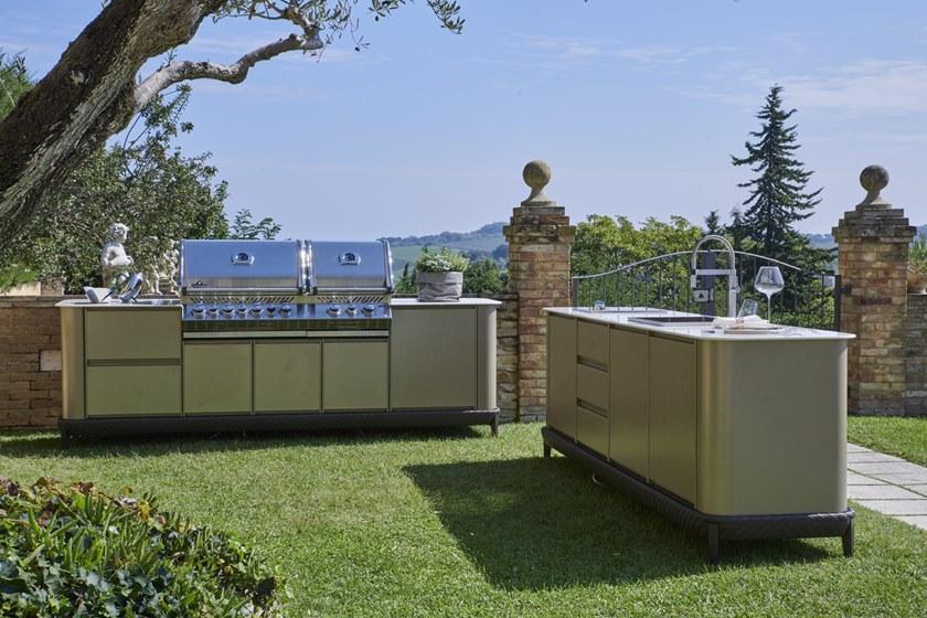 Samuele Mazza Outdoor Газовая летняя кухня с барбекю sun-id-1490104 - Вид №1