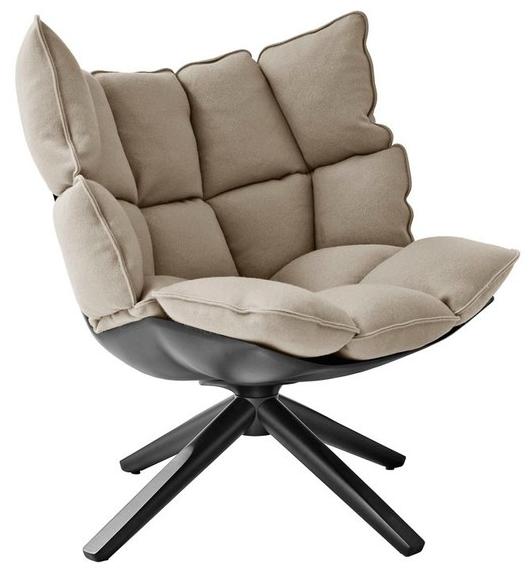 B&B Italia Мягкое кресло на жердочке из ткани Husk sun-id-1497324 - Вид №2