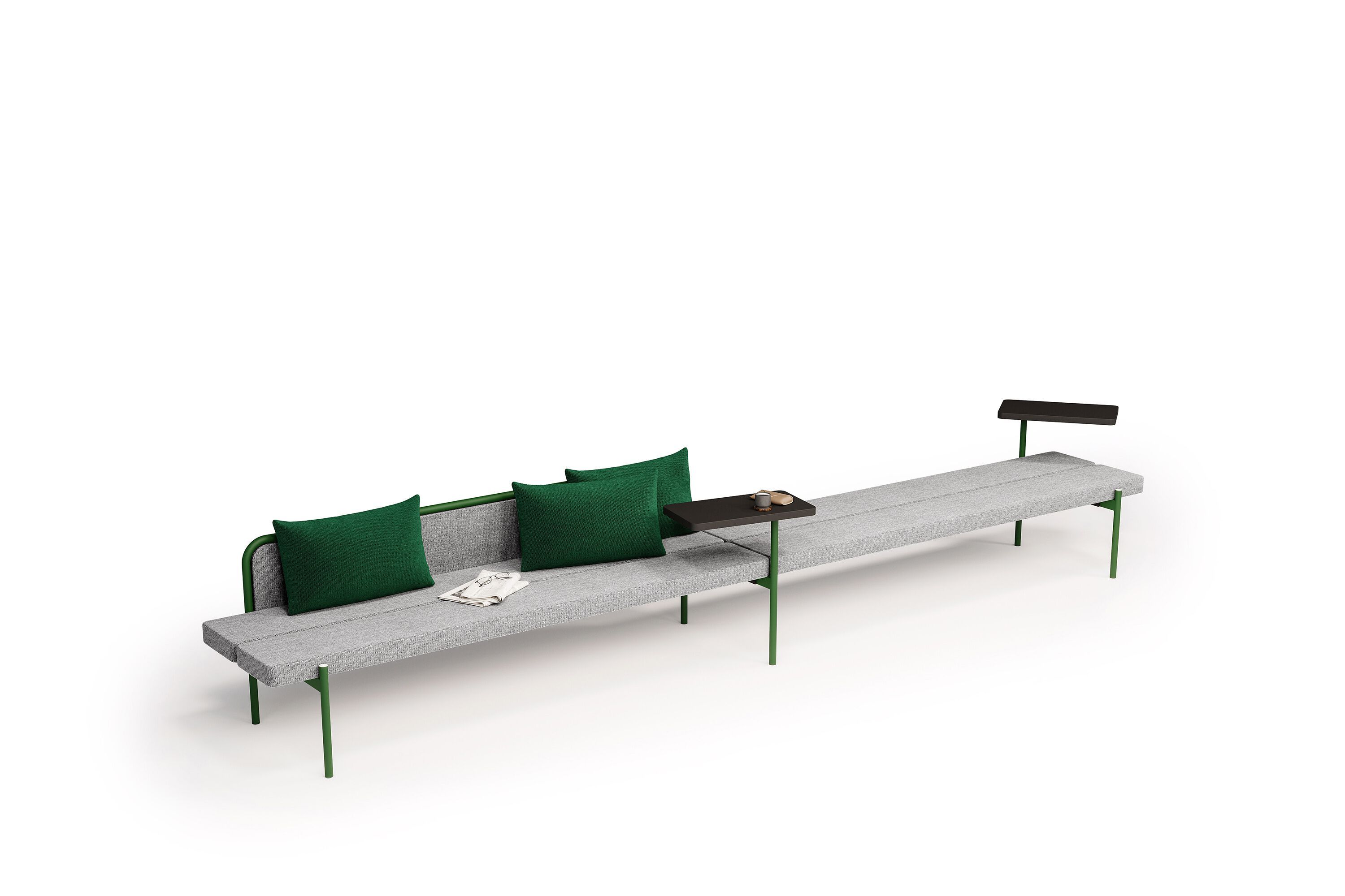 Модульная мягкая скамейка из ткани Established&Sons Island ARCH-00100058 - Вид №2
