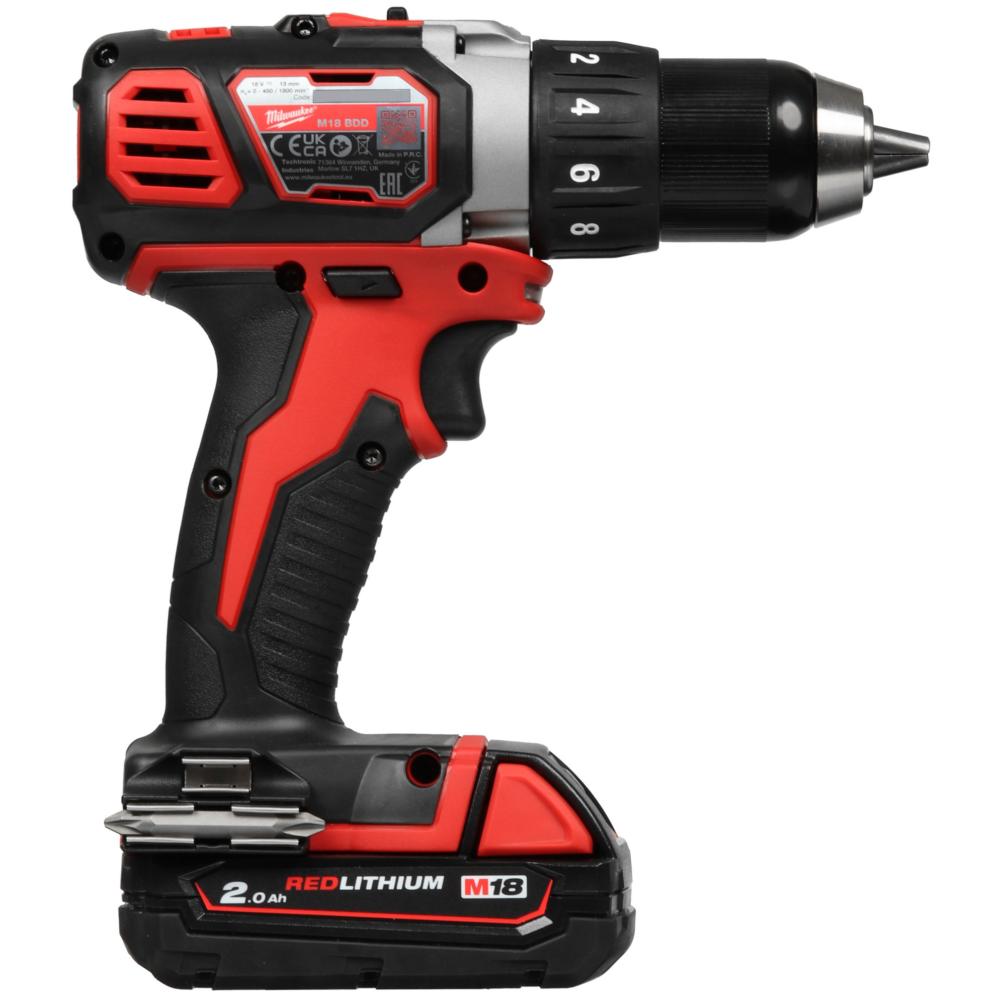 Дрель-шуруповерт Milwaukee M18 BDD-202C 5476112 STDN-0100701 - Вид №2