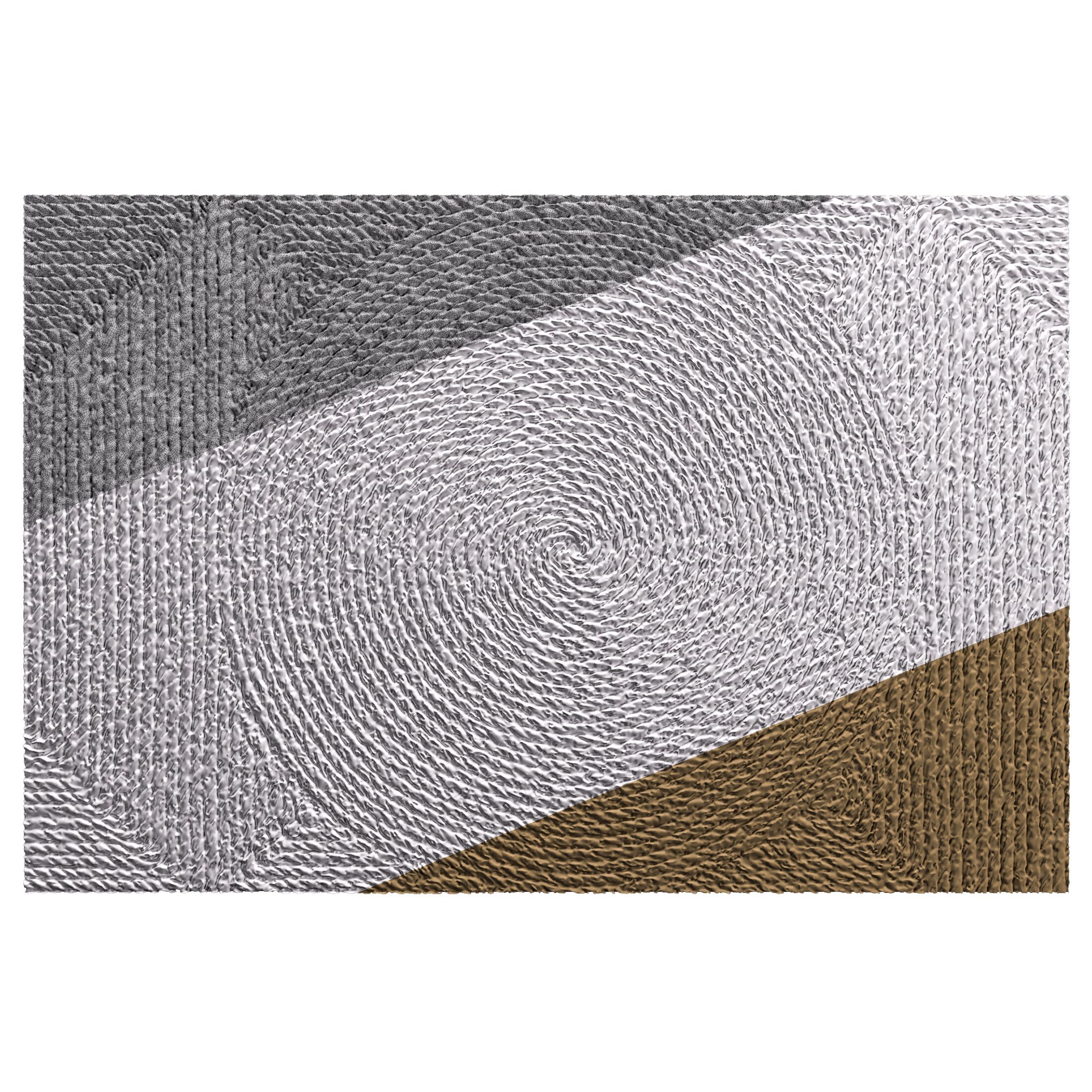 Трехмерная декоративная гипсовая панель WallDeco SPIRAL ARCH-00139141 - Вид №2