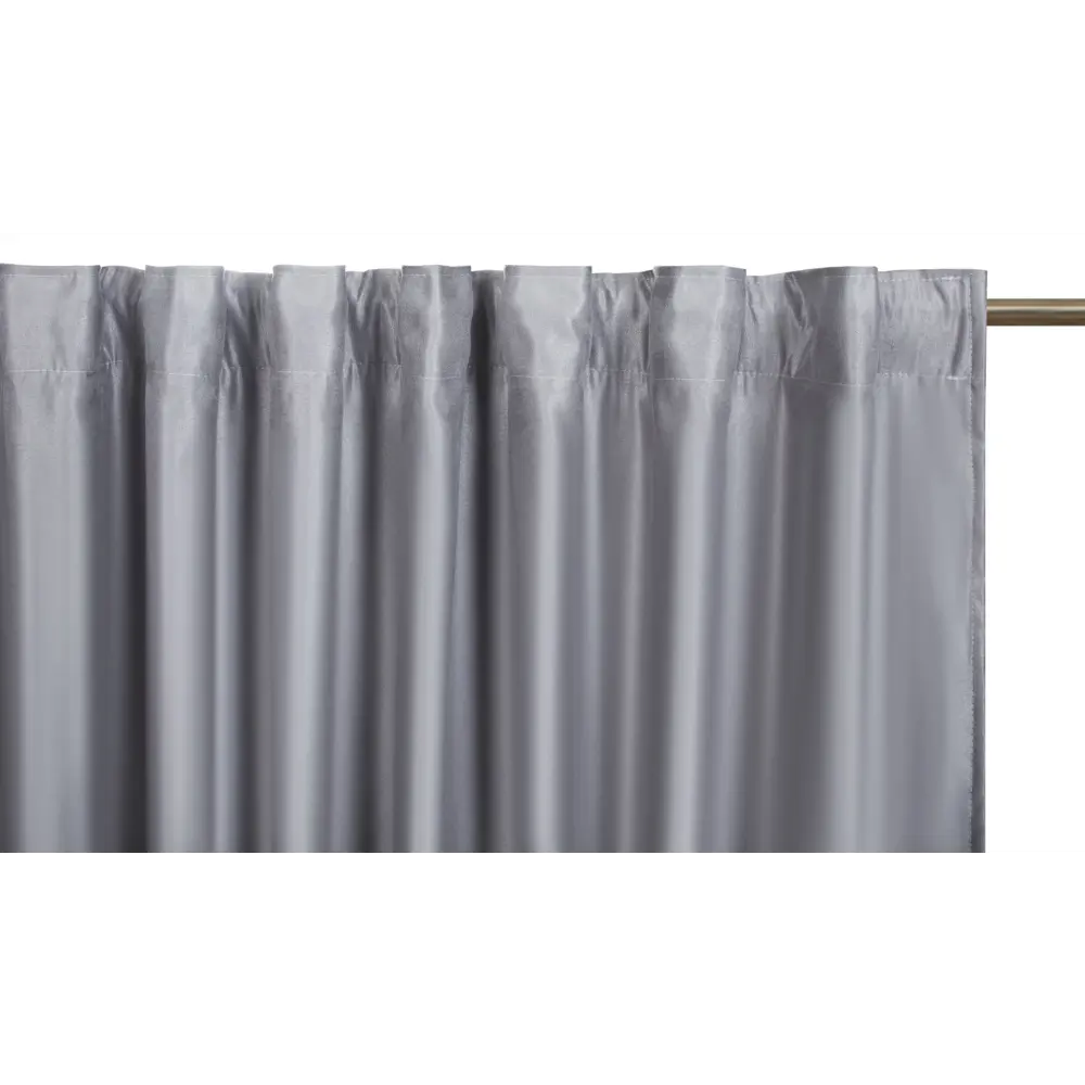 Штора KREAFORTA Manchester бархатная с лентой 200x280 см темно-серый 89405471 STLM-1581223 - Вид №4