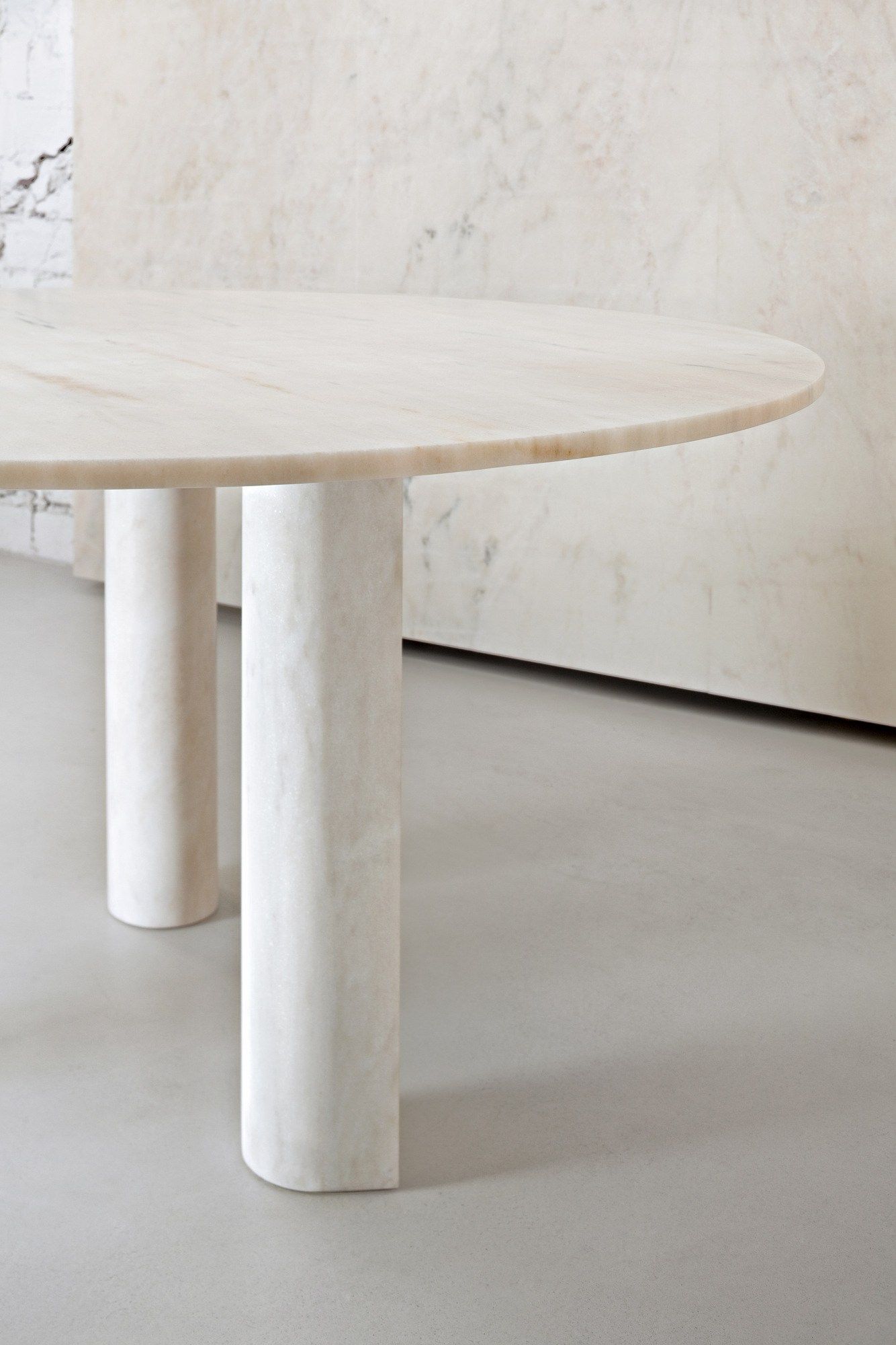 Круглый мраморный обеденный стол Salvatori LOVE ME, LOVE ME NOT ARCH-00035771 - Вид №3