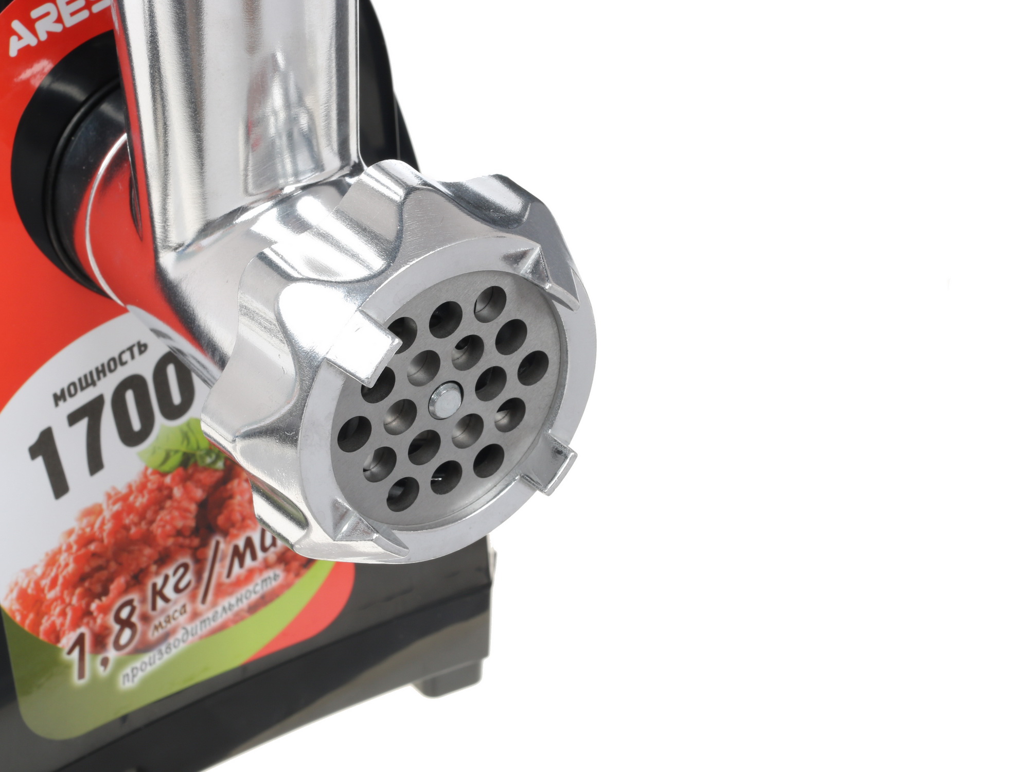 7996386 Мясорубка электрическая Aresa AR-2103 черный STDN-0103666 - Вид №4