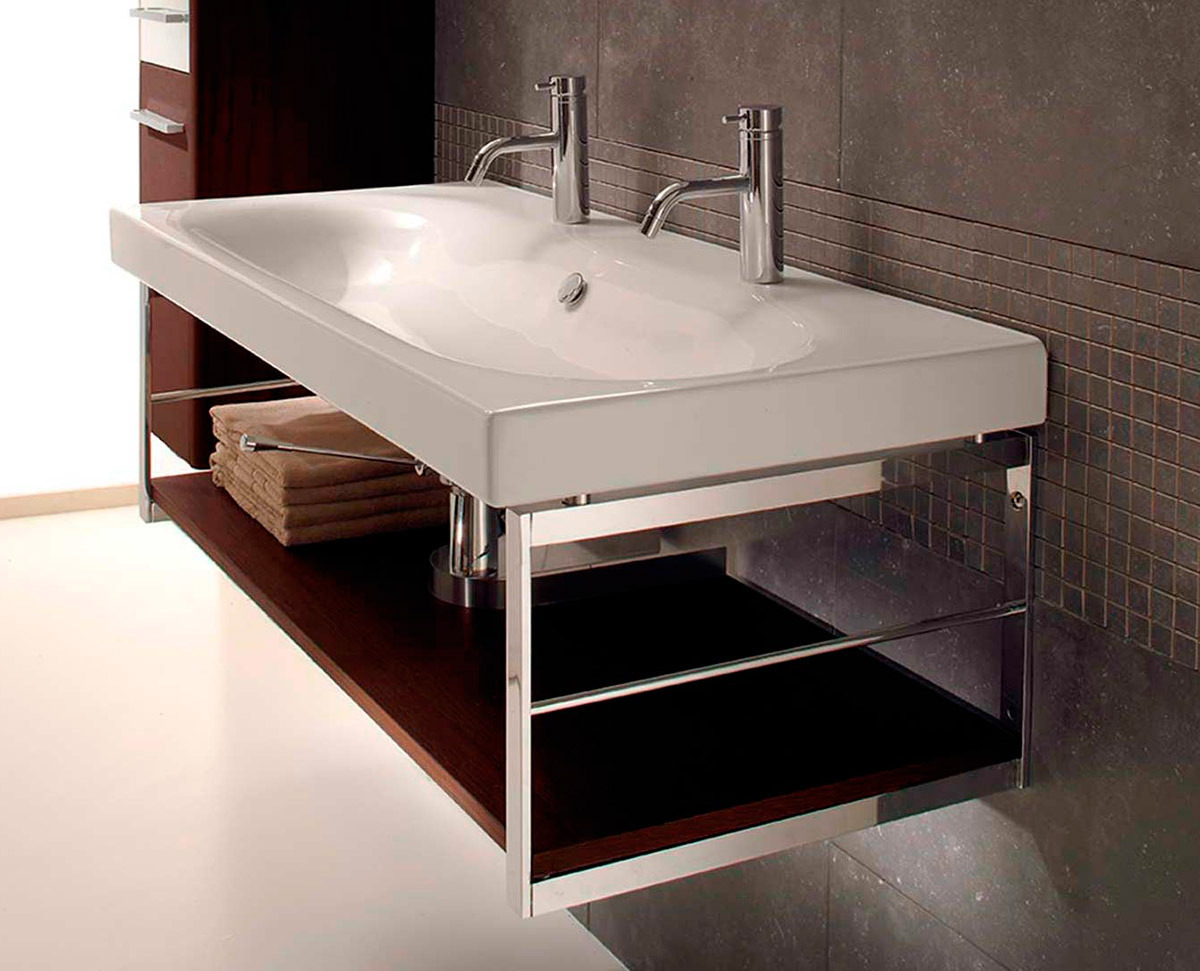 SQUARED7 Комплект мебели cm 110+30 Berloni Bagno 43258 - Вид №1