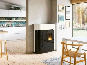 PALAZZETTI Пеллетная печь из стали и стекла класса а ++ Elisabeth