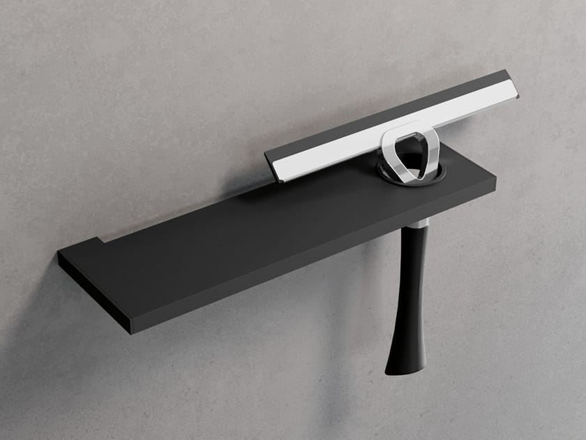 Металлическая полка для ванной комнаты с держателем ракеля Novellini рамка ARCH-00060308