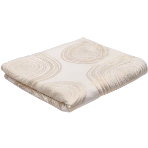 Плед Золотые сферы 180x200 см микрофибра бело-золотой 84574817 STLM-2067904