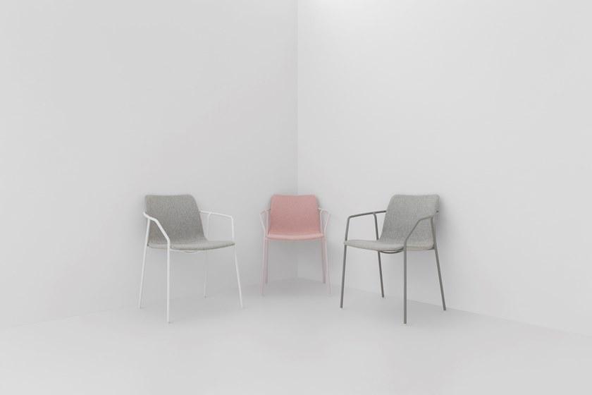 Billiani Кресло из ткани с подлокотниками Sey 690 - Вид №4