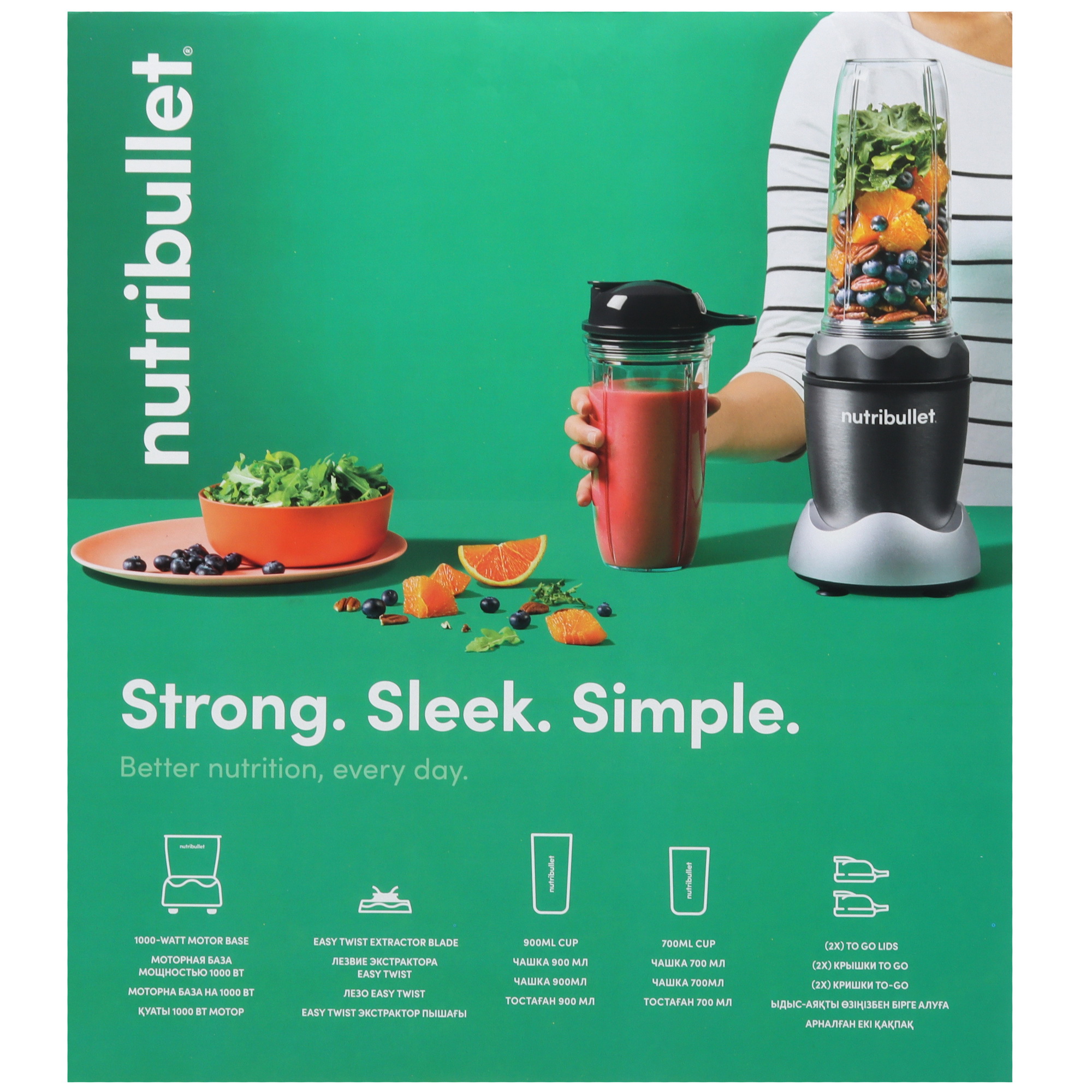 5348335 Блендер стационарный Nutribullet NB100DG Pro серый STDN-0034864 - Вид №9