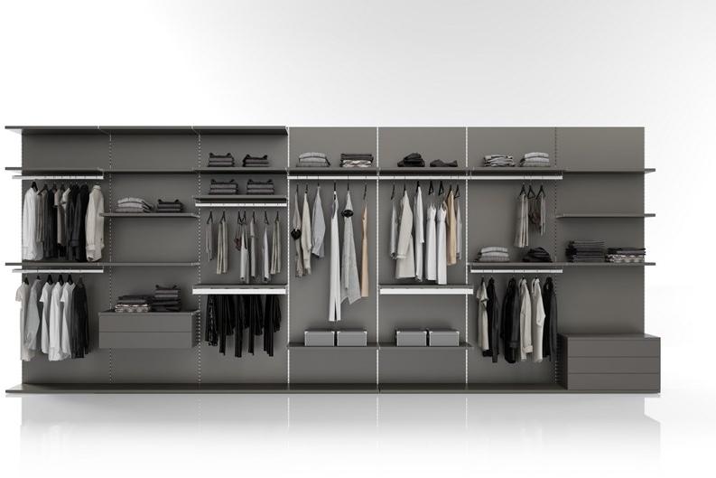 De Rosso Гардеробная со сверхлегкими раздвижными дверцами на заказ Aliante system sun-id-1402329 - Вид №4