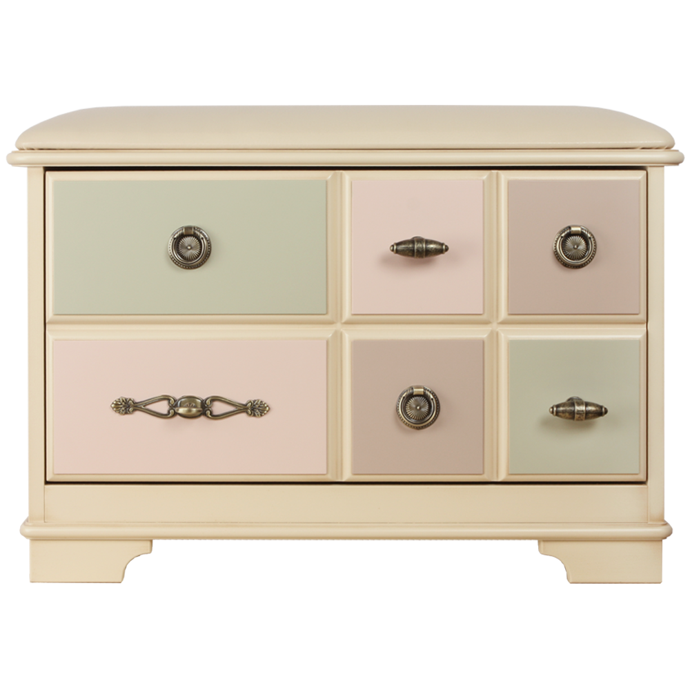 11540 Банкетка Пандора 3 с ящиком Айвори Акварель BOGACHO 4627145741924 - Вид №2