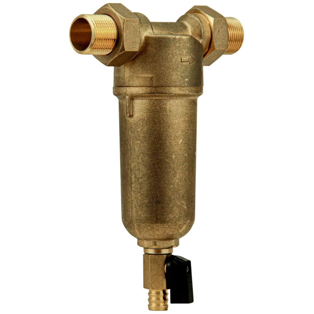 Промывной фильтр для ГВС Посейдон 3/4" НР 100 мкм латунь 13617 STLM-2002946