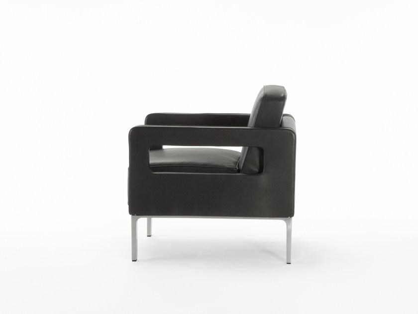 ROSSIN Мягкое кожаное кресло с подлокотниками Antea sun-id-1509835 - Вид №1