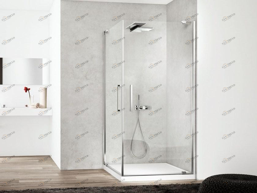 DISENIA Душевая кабина с двухстворчатой ​​угловой дверцей Slim sun-id-1432980