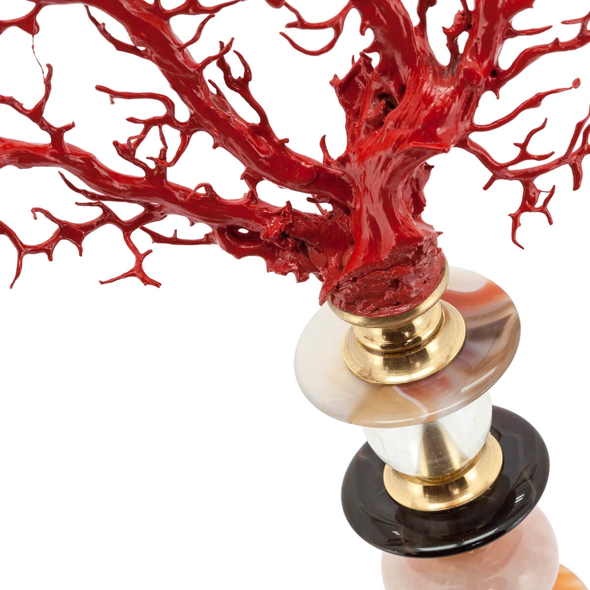 600695-40 ABHIKA OBELISQUE CORAL HORSE RED  - Вид №4