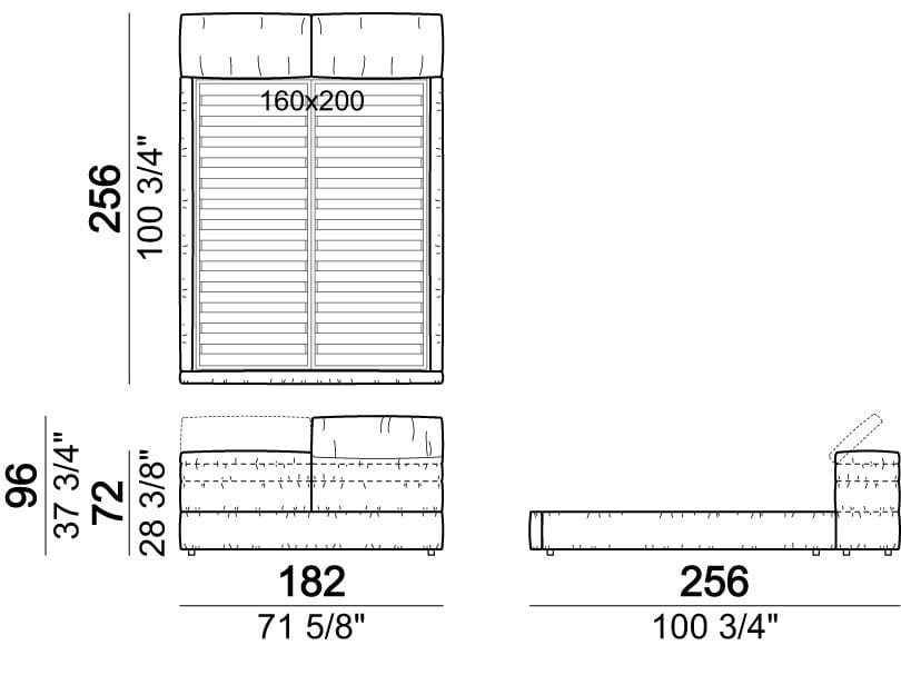 Двуспальная кровать для хранения Arketipo ARCH-00091972 - Вид №7