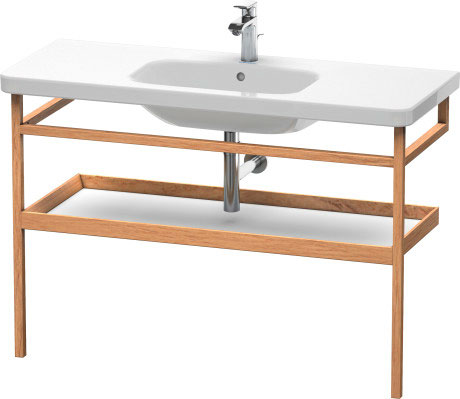 DS988400707 DuraStyle Мебельные аксессуары - полотенцедержатель с полочкой Бетонно-серый матовый декор Duravit - Вид №1