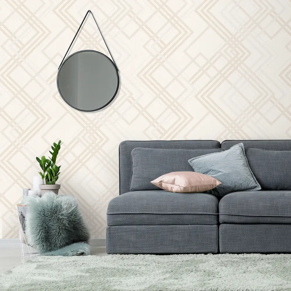 Обои флизелиновые Ateliero Jameson бежевые 1.06 м 889072 STLM-2052197 - Вид №2