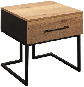 1718 Тумба прикроватная Loft Дуб табак/Графит R-HOME