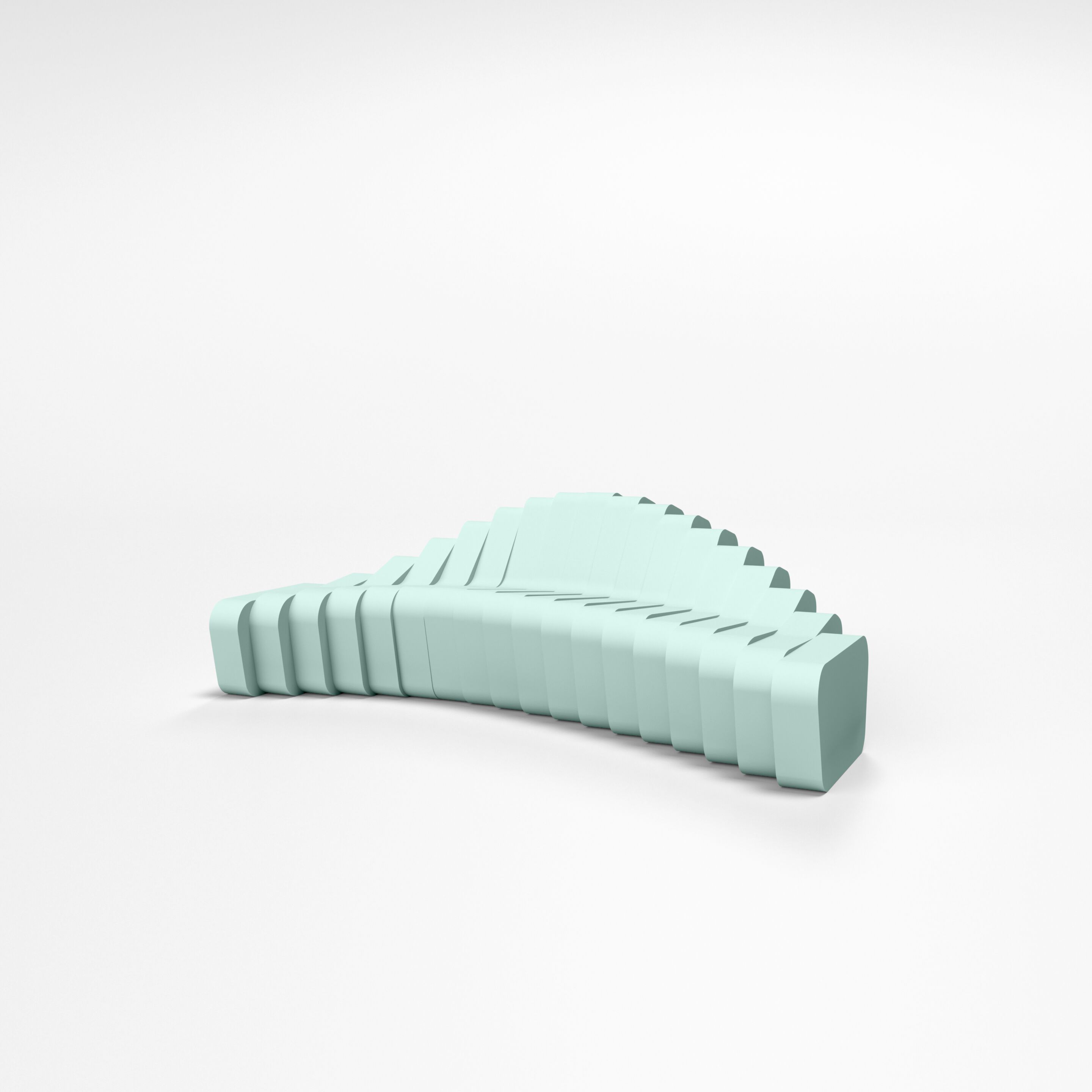 Модульный изогнутый диван с пенопластовым покрытием SIXINCH Cliffy ARCH-00045746 - Вид №34