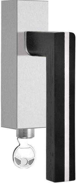 Formani Оконная ручка dk из нержавеющей стали и дерева с замком Two Pbl22-dklock - Вид №3