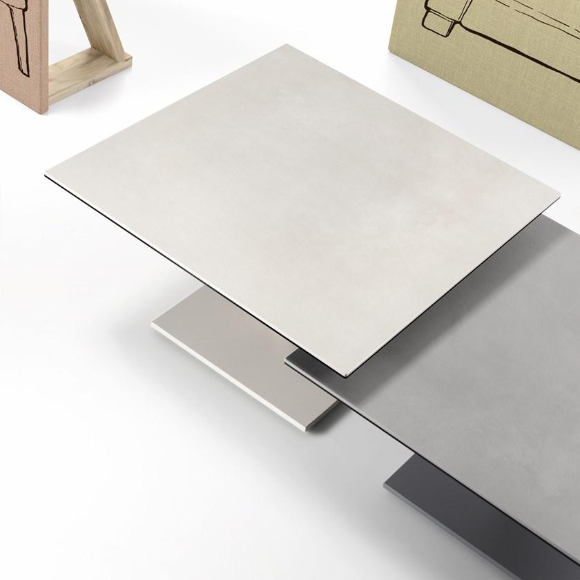 MOBLIBERICA Низкий квадратный керамический журнальный столик Dado sun-id-1378161 - Вид №1