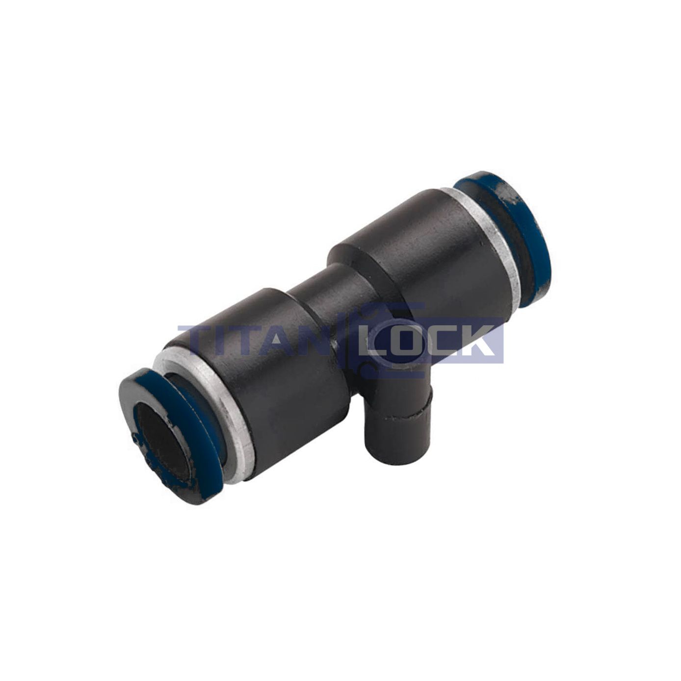 Фитинг цанговый прямой, 12 мм, пластик, тип PUC, TLP-PUC12 TITAN LOCK 