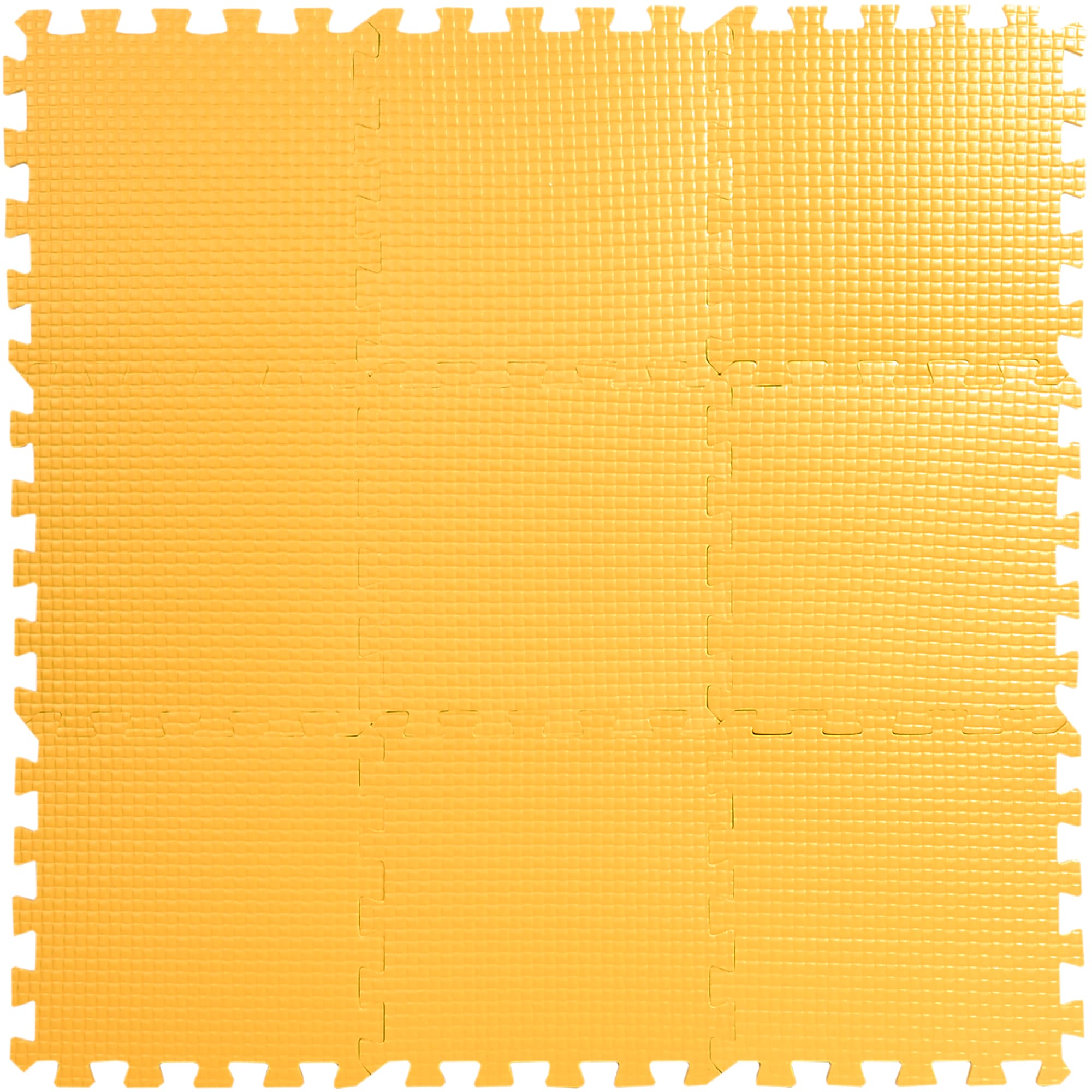 82411018 Пол мягкий, ЭВА, 33x33 см, цвет жёлтый Santreyd 