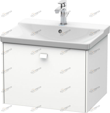 BR402001818 Brioso Тумбочка подвесная Белый матовый, декор Duravit