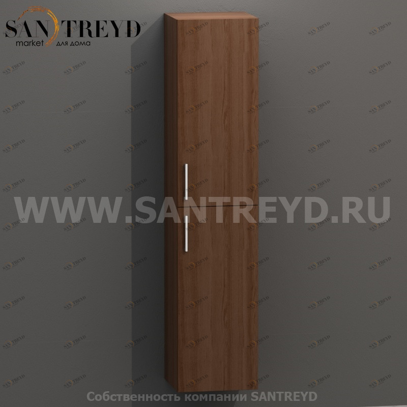 MDC6169 Высокий шкаф с двумя створками 160 см коричневый Globo 4ALL Италия Ceramica Globo
