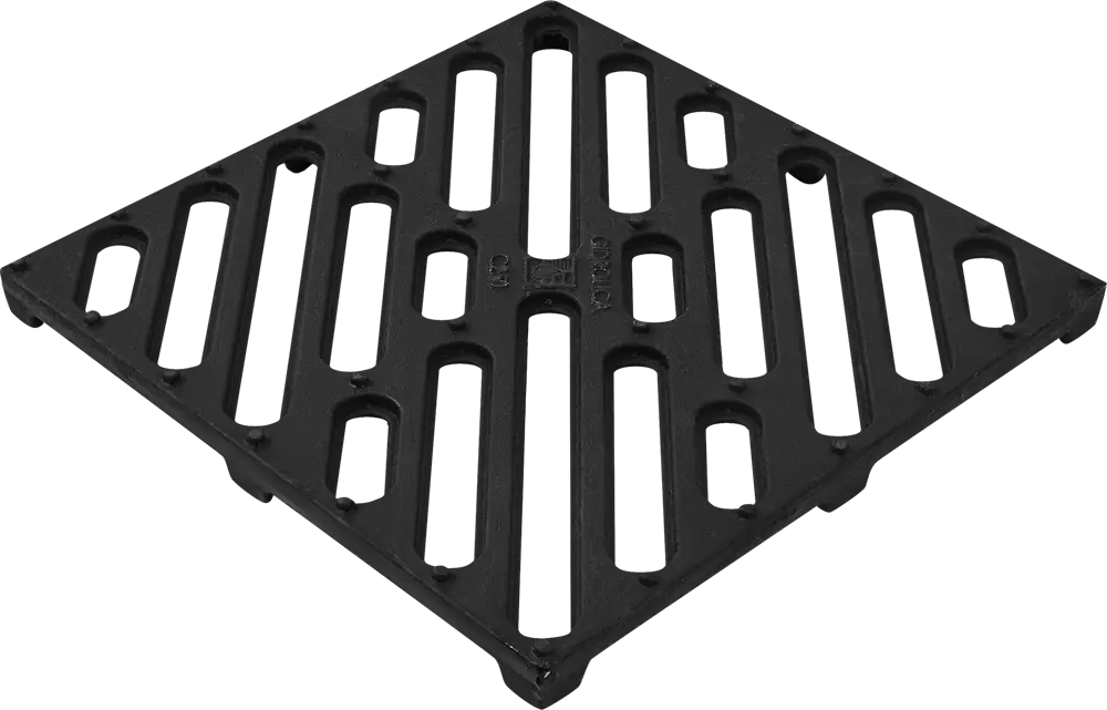 Чугунная решетка GIDROLICA Point для дождеприемника 28.5x28.5 см 85178510