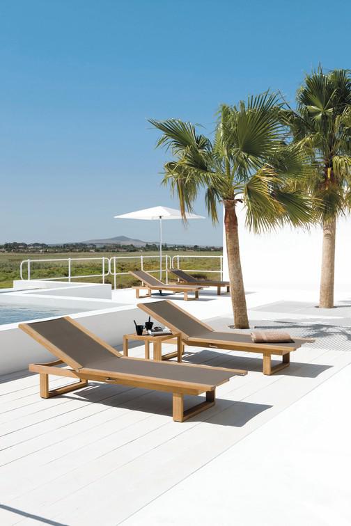 Журнальные столики teak ⌀130см Manutti Siena MNST880 - Вид №6