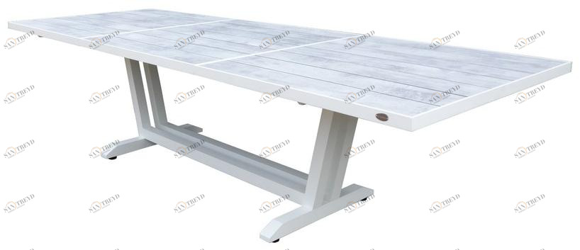 Les jardins Прямоугольный раздвижной садовый стол из hpl Amaka sun-id-1365472