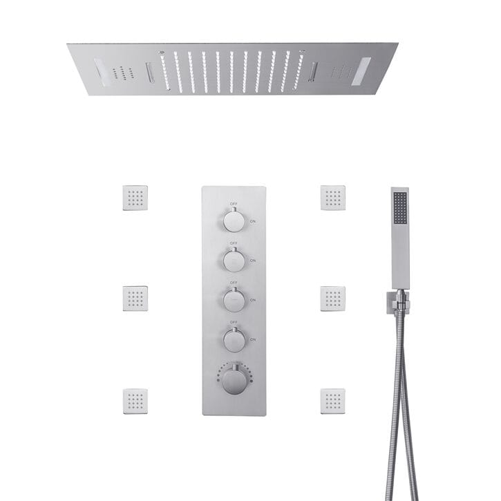 Термостатический встраиваемый душевой набор с насадкой для душа Fontana Showers питьевой фонтанчик ARCH-00006910