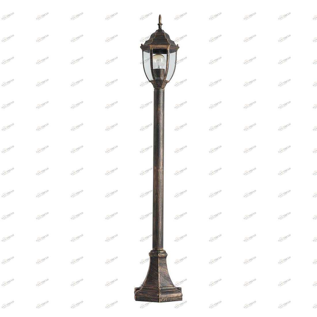 Уличный светильник парковый 102,5х16,5х16,5 см золотой Feron 11896 FERON ФОНАРЬ 00-3899095 Золото 