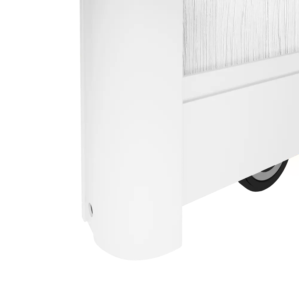 Дверь-купе SPACEO 2255x904 мм высота проема 2300 мм ЛДСП цвет белый широкий профиль Spaceo home STLM-2048103 - Вид №2