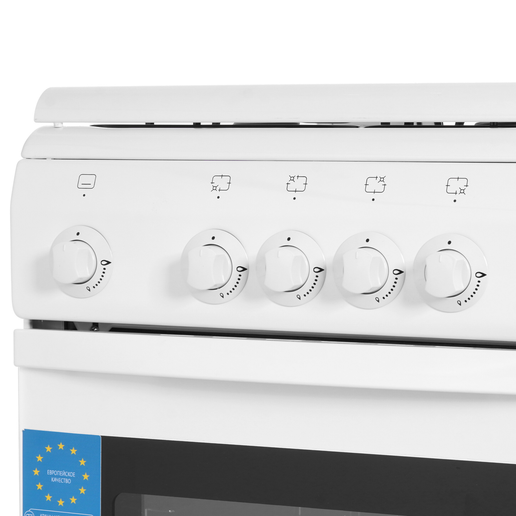 1185582 Газовая плита De Luxe 506040.05Г (КР) белый STDN-0096778 - Вид №3