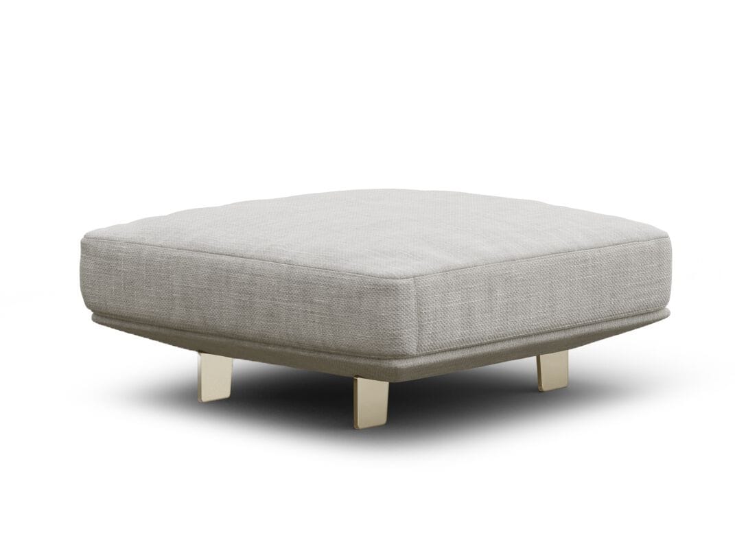 Квадратный съемный пуф из ткани Natuzzi Italia Campus ARCH-00113832 - Вид №1