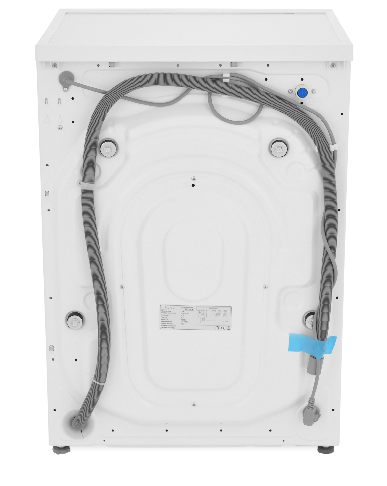 9982985 Стиральная машина ZUGEL ZWS7141I белый STDN-0062929 - Вид №24