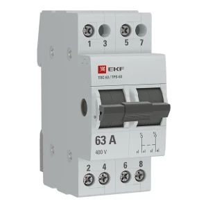 Трехпозиционный переключатель EKF Proxima 2P 63 А
