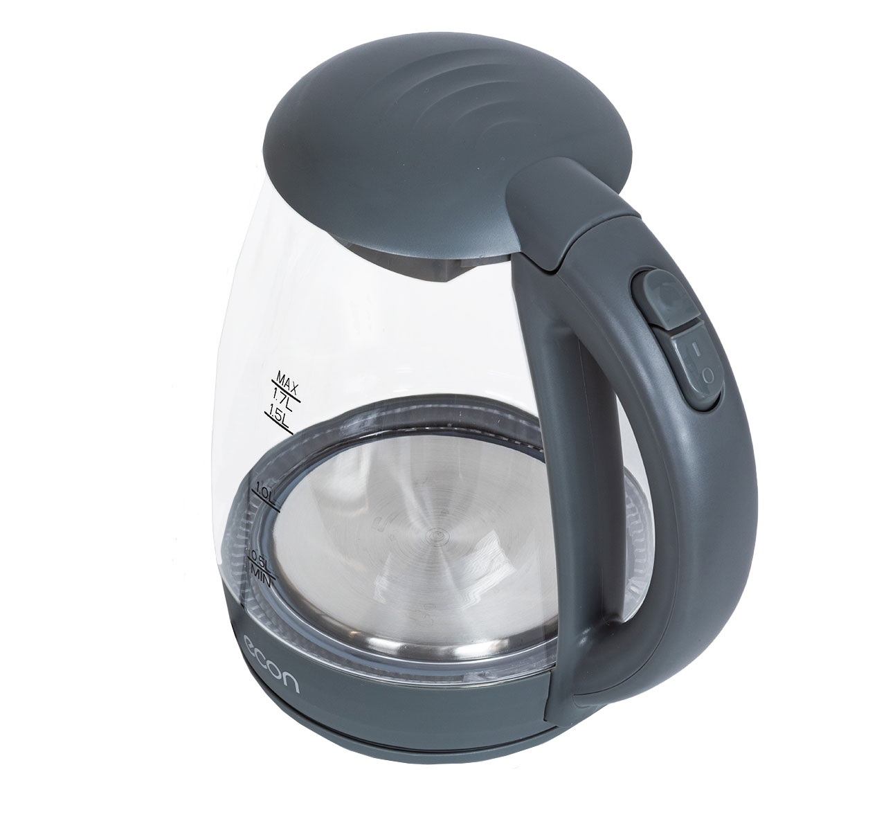 5353571 Электрочайник ECON ECO-1739KE серый STDN-0097897 - Вид №3