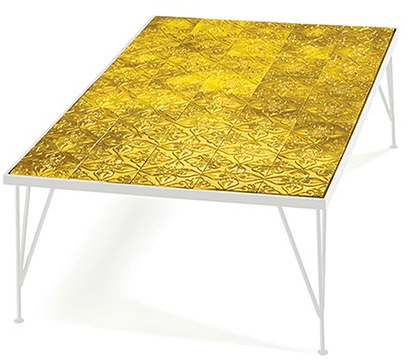 Mambo Unlimited Ideas Прямоугольный керамический журнальный столик Caldas sun-id-1452759 - Вид №2