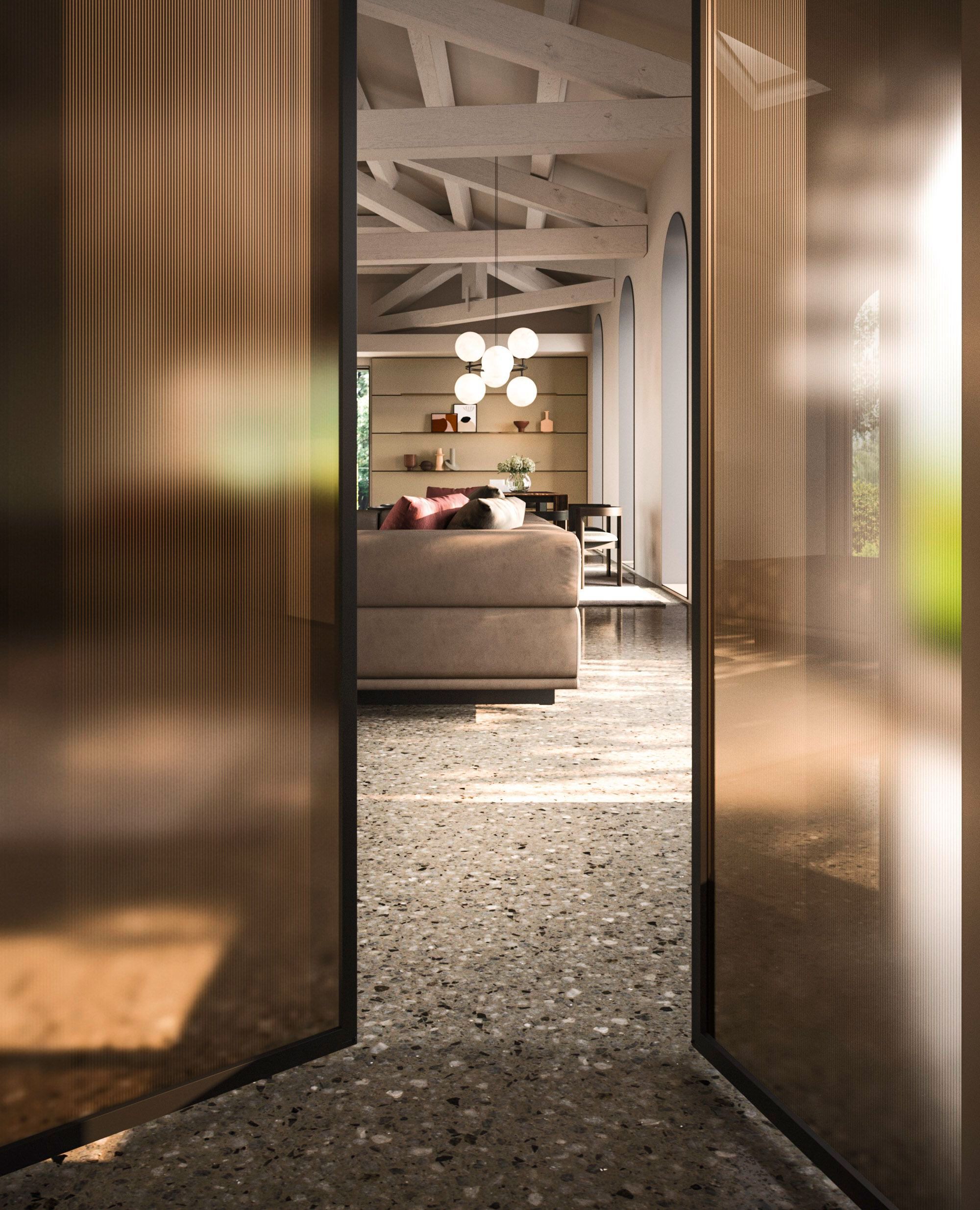 Оборудованная перегородка из алюминия и дерева Arrital Feeling Home ARCH-00023053 - Вид №4