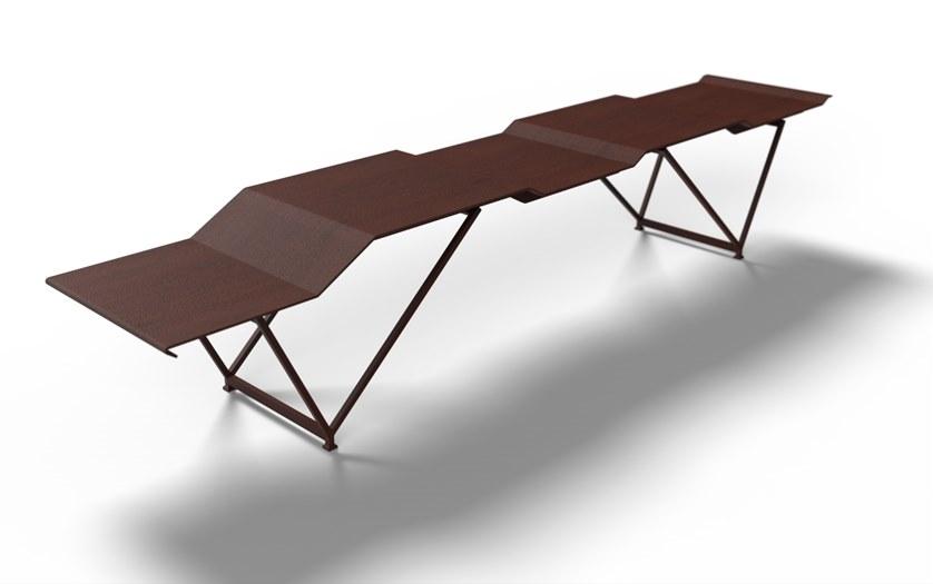 TrackDesign Скамья из стали Corten ™  Osp05078  - Вид №7