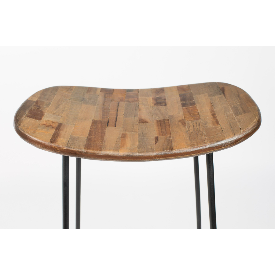 Стул высокий Tangle, дерево White Label Living 1500074 - Вид №6