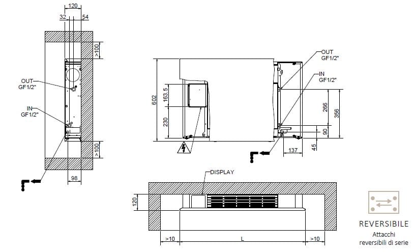 Настенный фанкойл Cordivari Вентана ARCH-00152088 - Вид №3