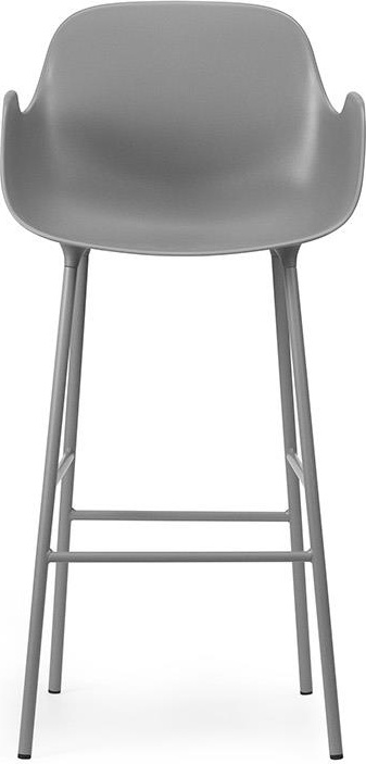 1402013 Кресло Bar 75 см Сталь / Серый Normann Copenhagen Form - Вид №1