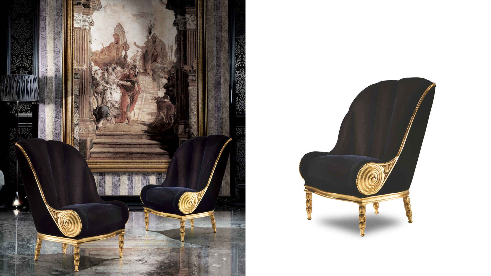 Кресло в стиле Людовика XVI ANGELO CAPPELLINI New Classic Interiors ARCH-00042375 - Вид №1